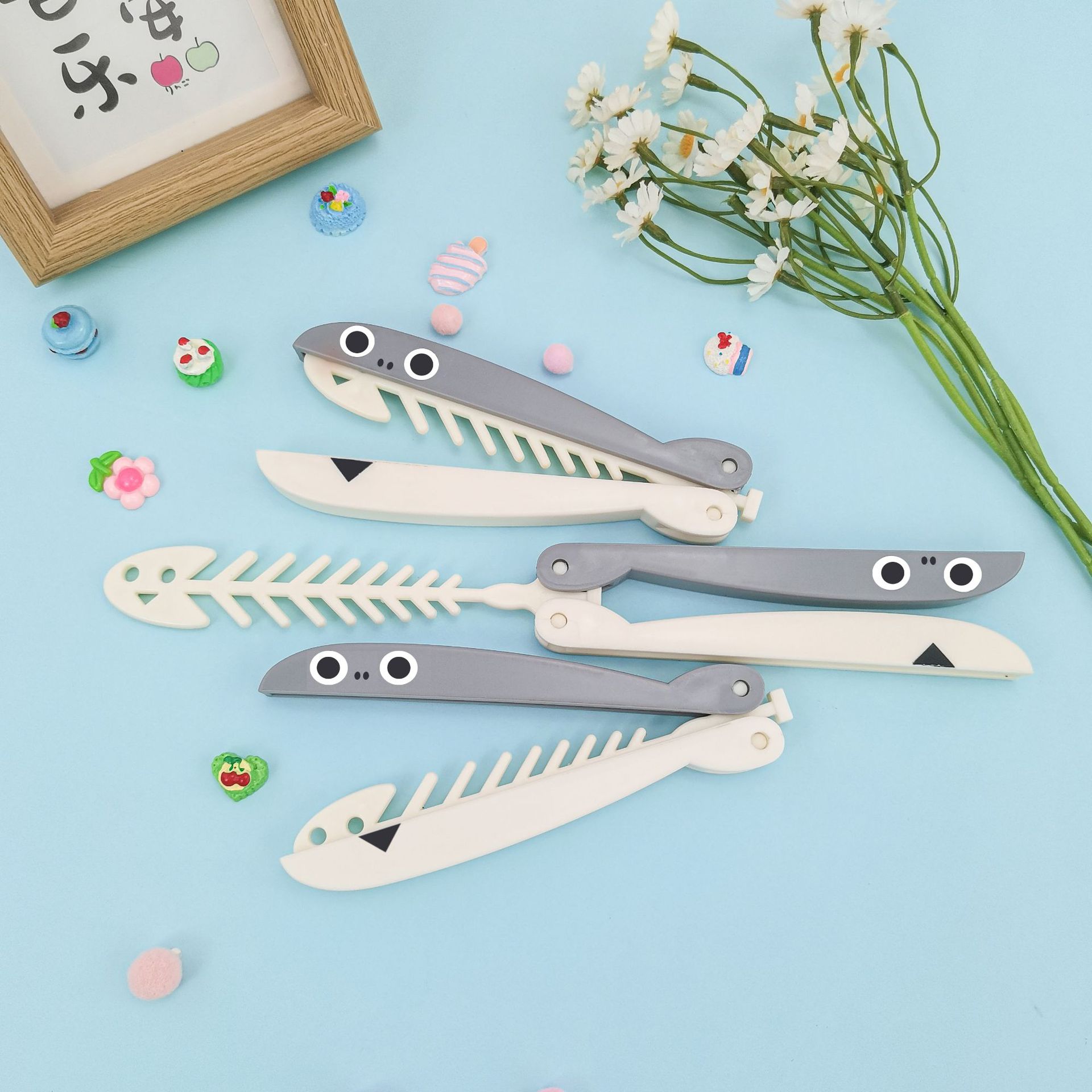 Sacaban tortuga cuchillo de mariposa cuchillo de rábano juguete descompresión artefacto mágico descompresión 3D popularidad en línea lindo