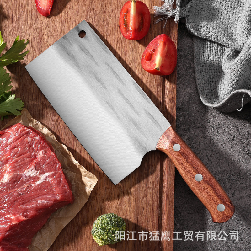 陽江家庭用包丁、肉切り包丁、手鍛造多機能キッチンナイフ、鋭利で軽く使いやすい|undefined