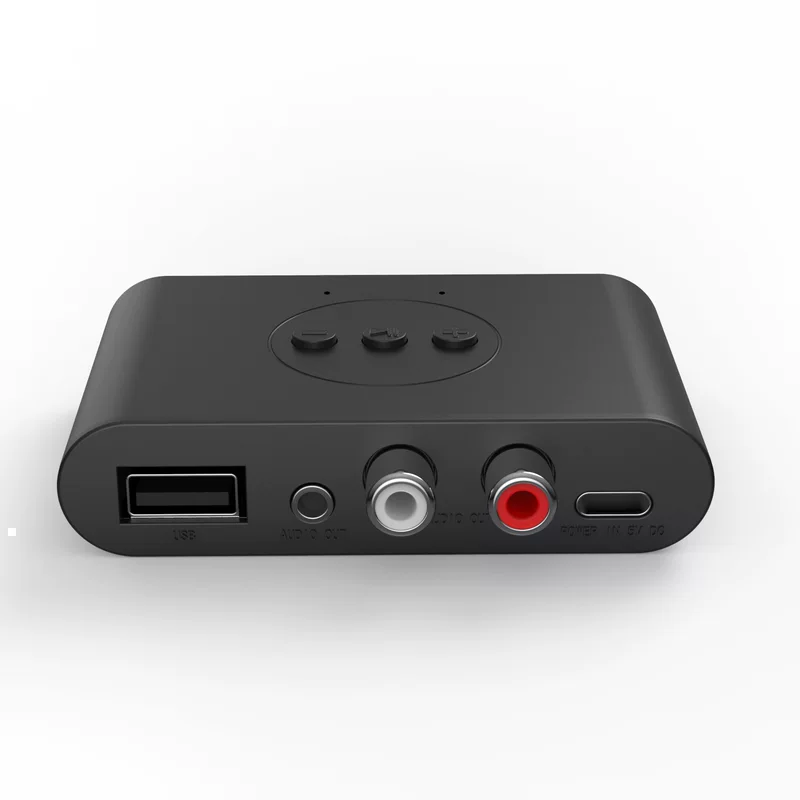 Блютуз-приемник, RCA и 3,5 мм AUX, поддержка USB U-диска, адаптер для автомобиля и колонок
