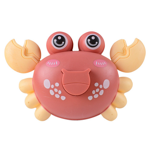 Street stall wholesale push clockwork small crabs for infants and young children learning to crawl toys that can run educational baby cartoon animals