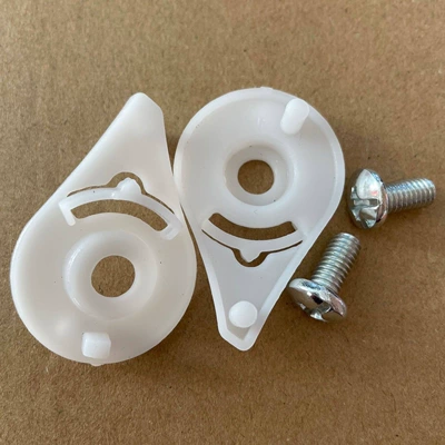 Dəbilqə (Kaska) aksesuarları — Customer Service for More - 25bld-white-base-pair