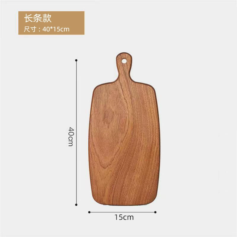 Wooden cutting board for home, bread board, cake platter, fruit chopping board, dormitory wood board, tea restaurant steak board