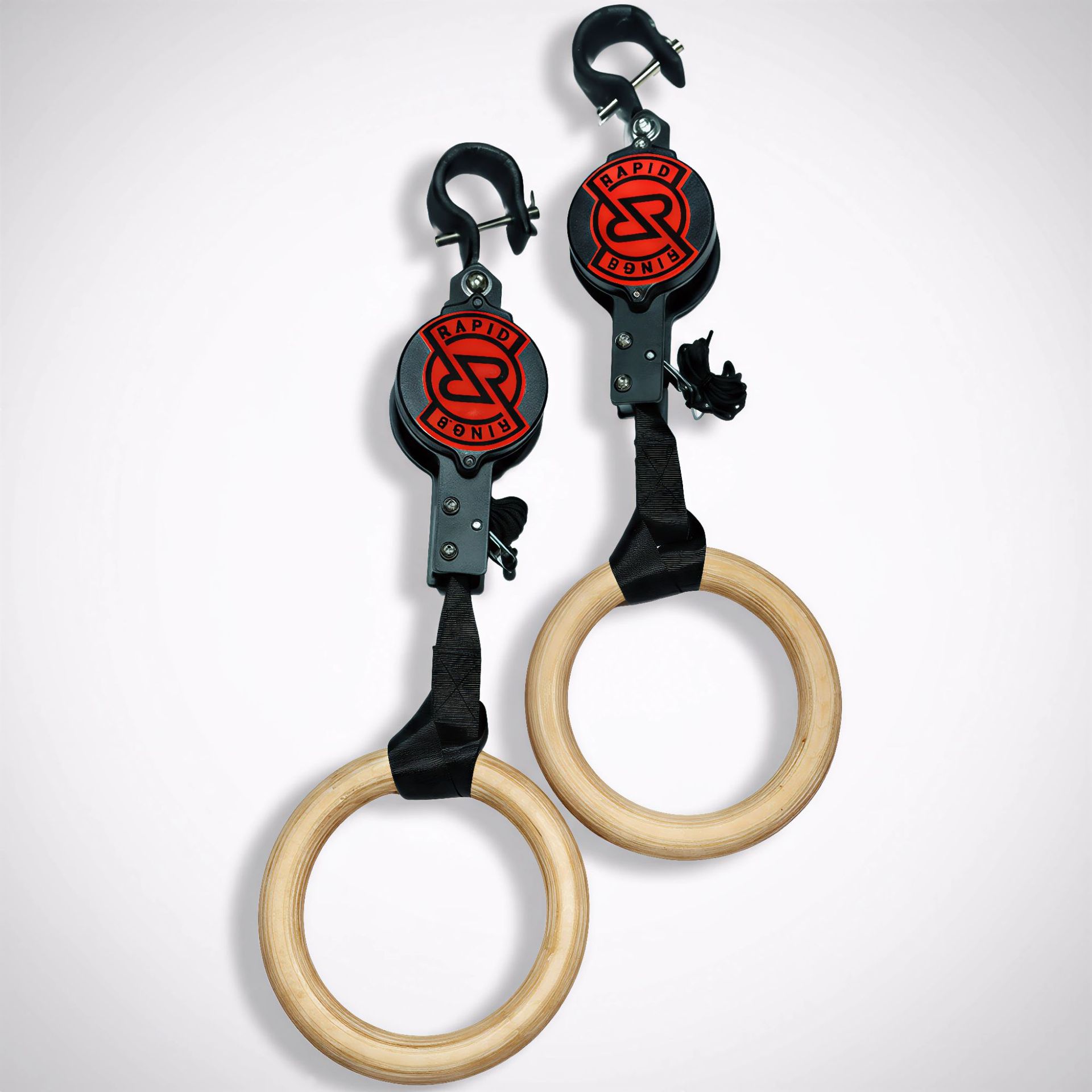 Manufacturer Wholesale Birch Adjustable Gymnastics Rings Commercial Rings Gym Gymnastics Rings Home Rings Rapid