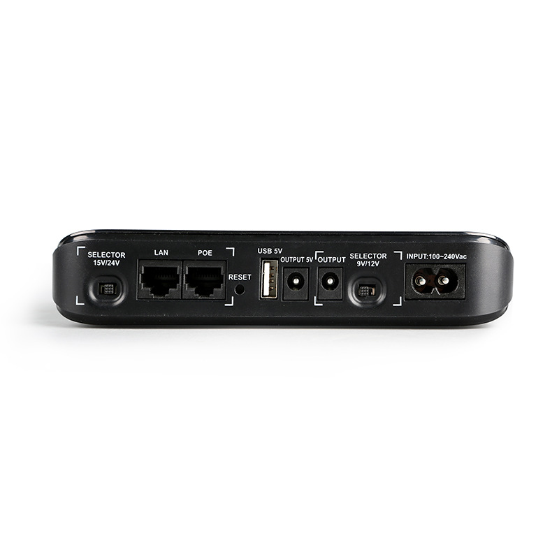 5V9V12V15V24V Mini ups Enrutador de alimentación ininterrumpida Monitor de gato óptico 8800-10000mAh
