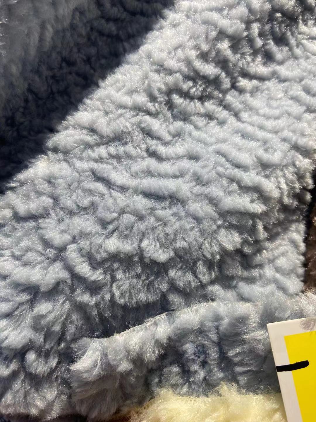 Nuevo 700g tela de Cachemira super suave Cordero Cachemira en relieve Otoño e Invierno ropa bufanda zapatos pijamas tela