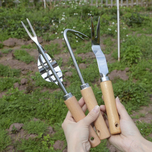 Household weeding and weeding wild vegetable tools loose soil root lifter transplant seedling lifter shovel manual weeding garden tools