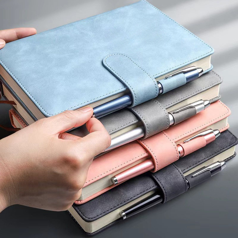 Business a5 Notebook Cuaderno grueso personalizado, bloc de notas de oficina, diario, libro de manos creativo simple, libro de ahorros