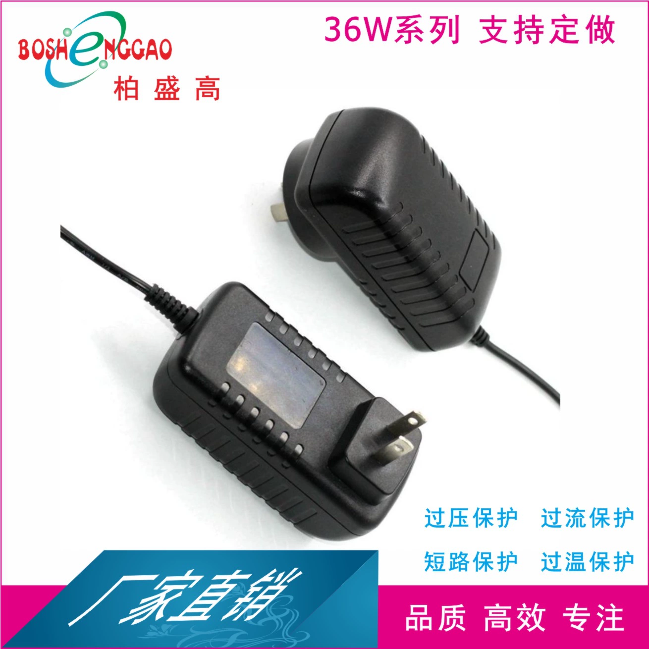 24V1A 24V1.25A адаптер игрушек UL, CE, UKCA, Saa, PSE, IRAM сертификация блок питания 24В