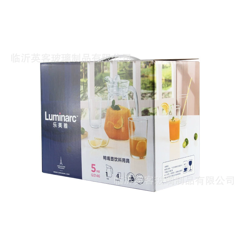 Чайник Luminarc, прозрачный стеклянный набор, подарок на день рождения