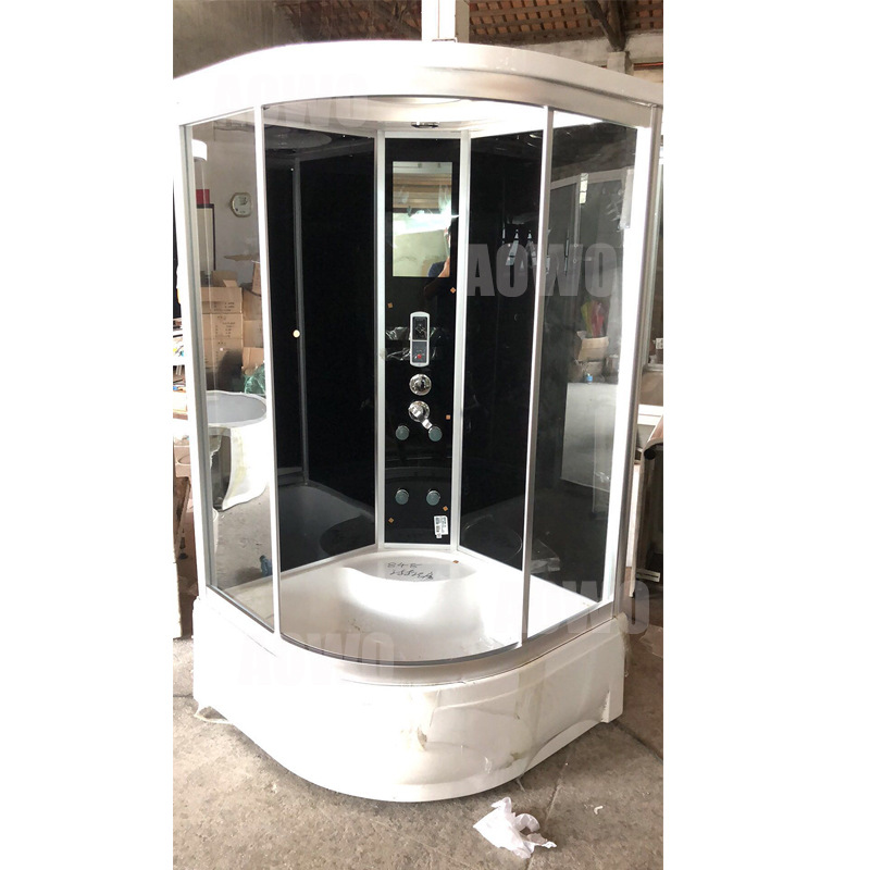 Baño completo en forma de abanico ducha integrada en casa surf vapor con bañera Baño Cuarto de baño