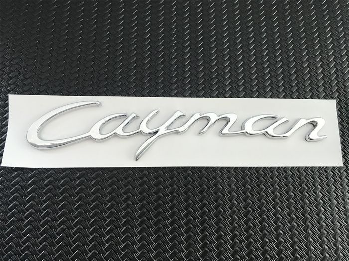 Porsche 718 Boxster T emblem, Cayman S emblem, GTS rear emblem, English lettering emblem, modification