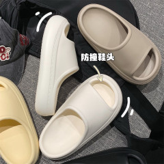 Creative new model anti-slip fashionable women's summer indoor cool slippers home outdoor wear anti-collision design thick-soled slippers