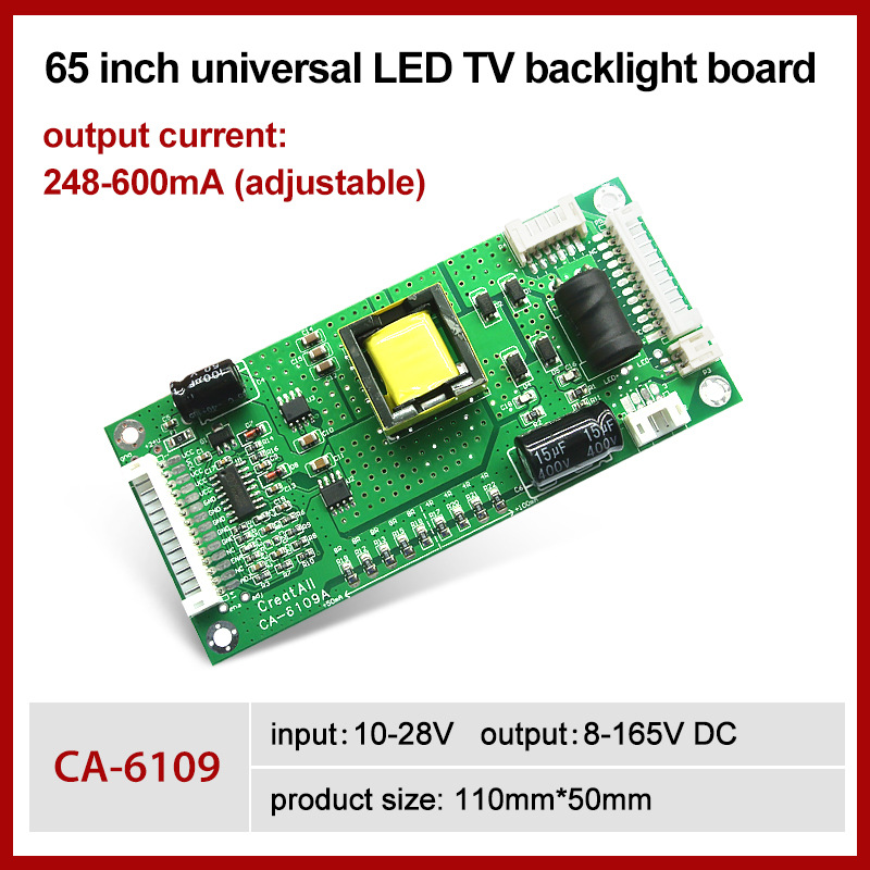 10-65寸LED液晶电视通用升压恒流板全桥驱动背光高压板 CA-6109