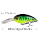 Floating Crankbait Fishing Lures Hard Baits Bass Trout Fresh Water Fishing Lure