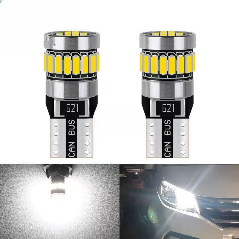 Трансграничные автомобильные светодиодные фары t10, указатели ширины, 4014-24smd, декодирующие фонари номерного знака, 3030, приборные фонари