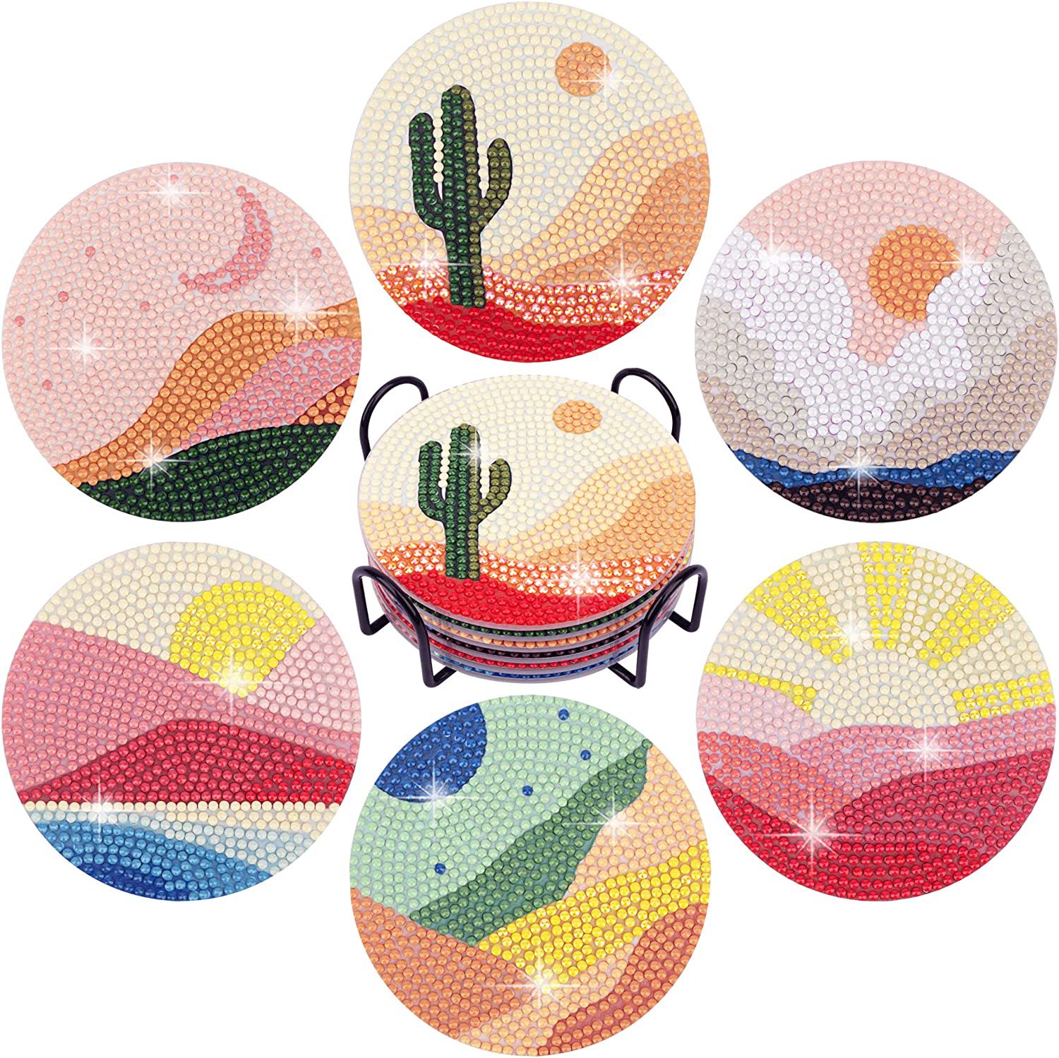 BD013 (컵 홀더를 가진 6 조각 세트)