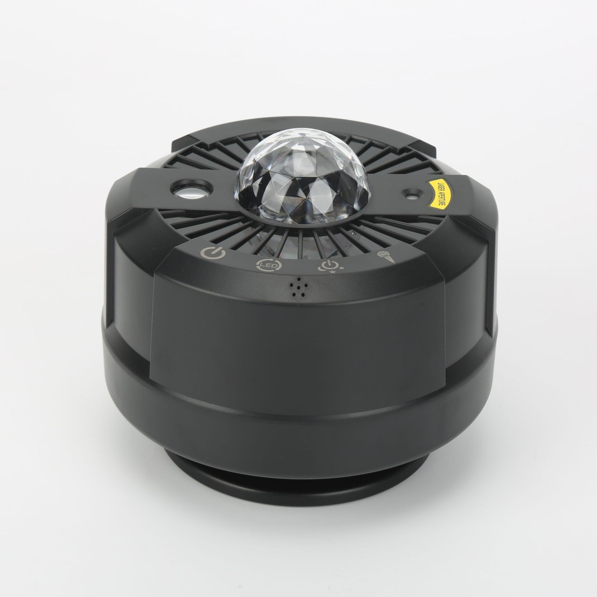 月亮星空灯黑色涂鸦智能APP激光投影夜灯浪漫氛围灯厂家加工定制