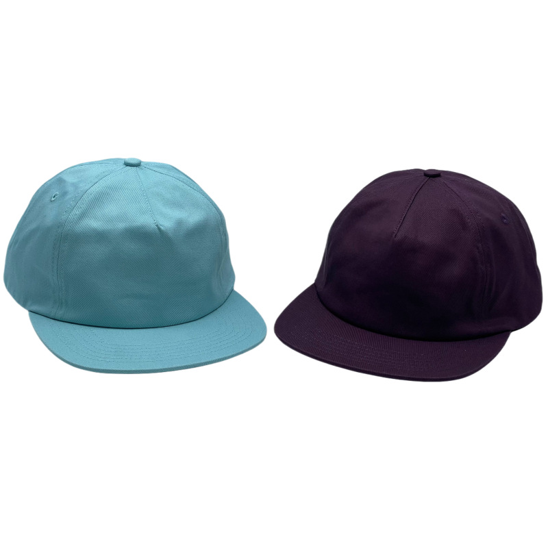 Five Panel Flat Brim Baseball Cap Für Damen Im Street Style_voghion.com