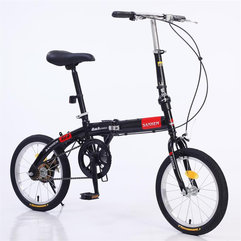 16 дюймов односкоростной тормоз Черный