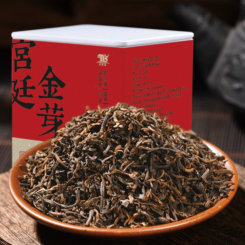 Дворцовый древний чайный торт Пуэр, приготовленный чайный источник, оптовая продажа консервированных листьев чая специального сорта для доставки в качестве сувениров