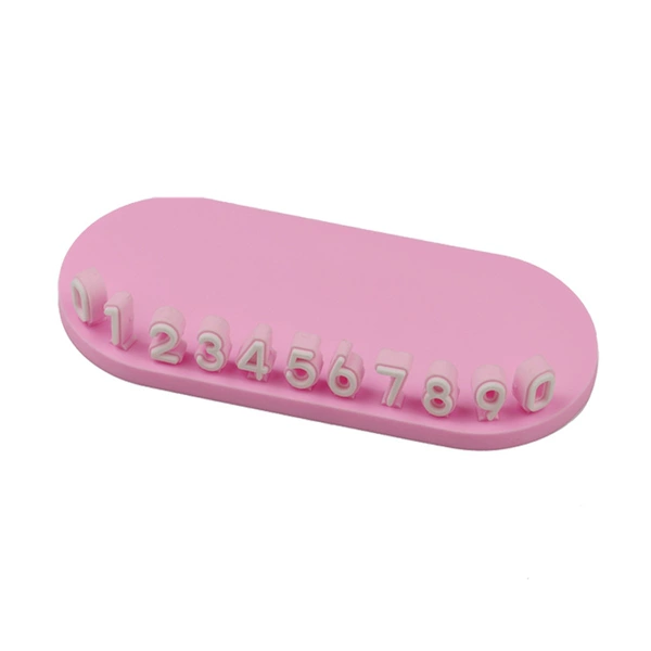 Linglong moves license plate-pink