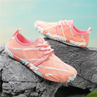 Cross-Border Popular Barefoot Wide-Toe Shoes, Comfortable and Breathable Fly-Knit Shoes for Couples, Indoor Fitness Shoes, Casual Running Sneakers