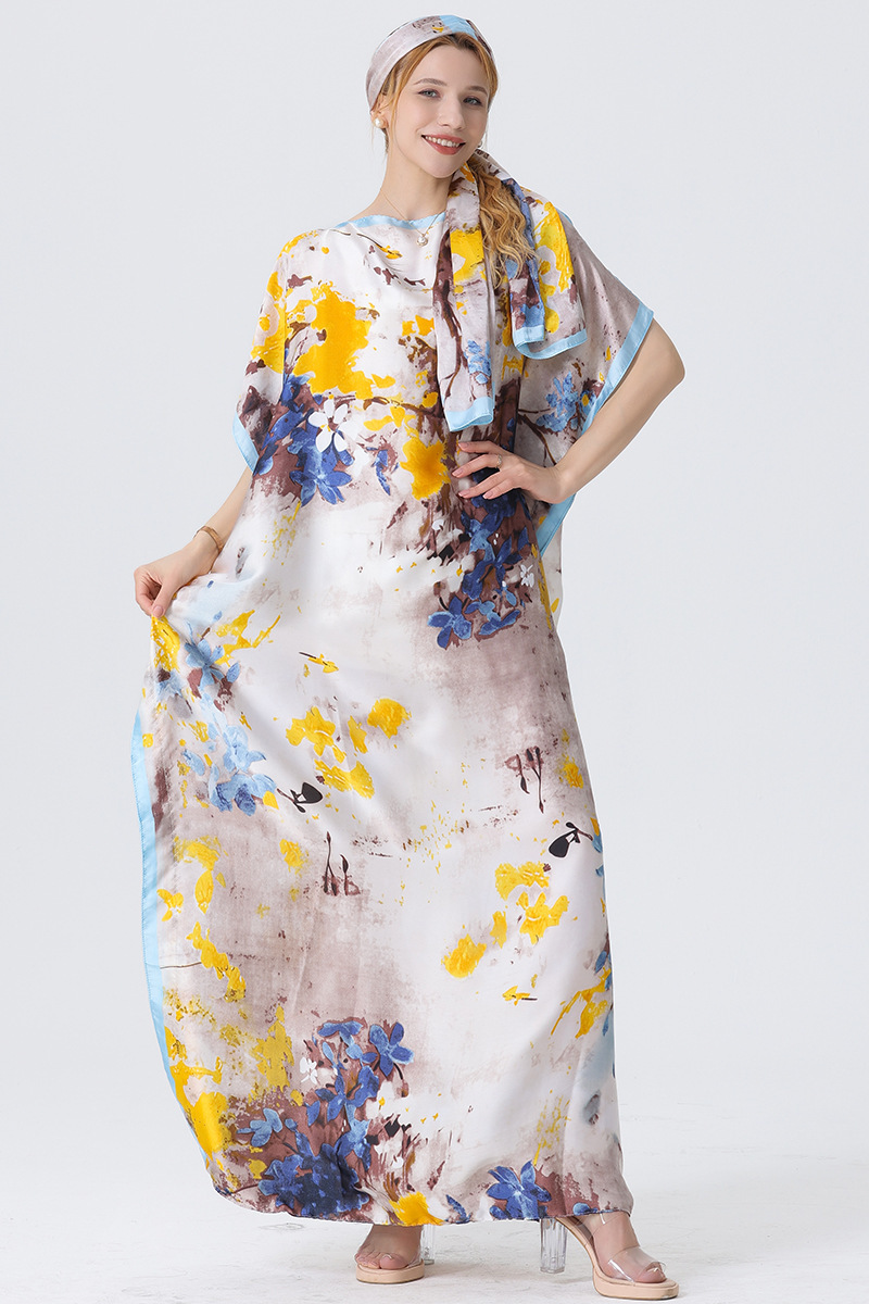 2025 primavera y verano nuevo Amazon venta rápida ropa malaya camisa de arena imitación seda brocado ropa de protección solar de vacaciones de playa