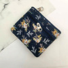 Wallet, shoulder bag, small cloth, card holder, fresh small bag, hand loop bag, Korean style, cotton and linen