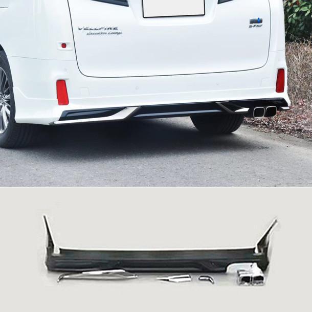 Rear Bumper — MCYL Big Surrounded - rear-lip-japanese-style-unpainted