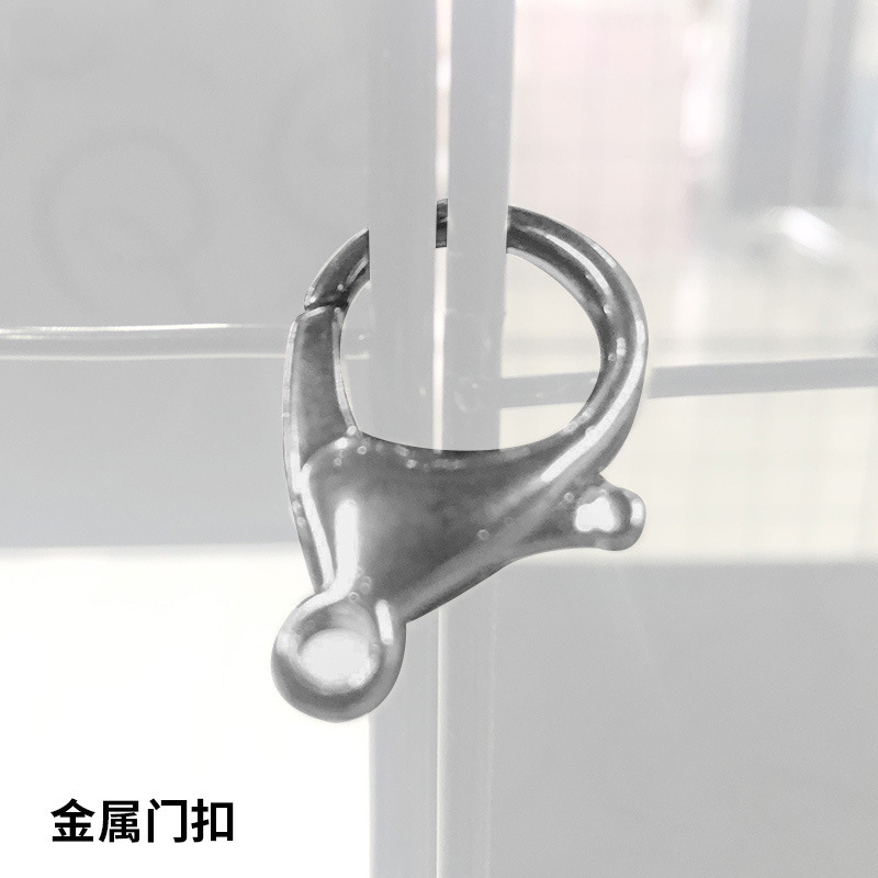 Accesorios de jaula de mascotas, hebilla de rueda universal, hebilla de puerta esférica, hebilla de ángulo recto, hebilla semicircular, hebilla circular