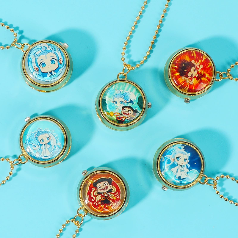 Мультфильм Нежа вращает карманные часы