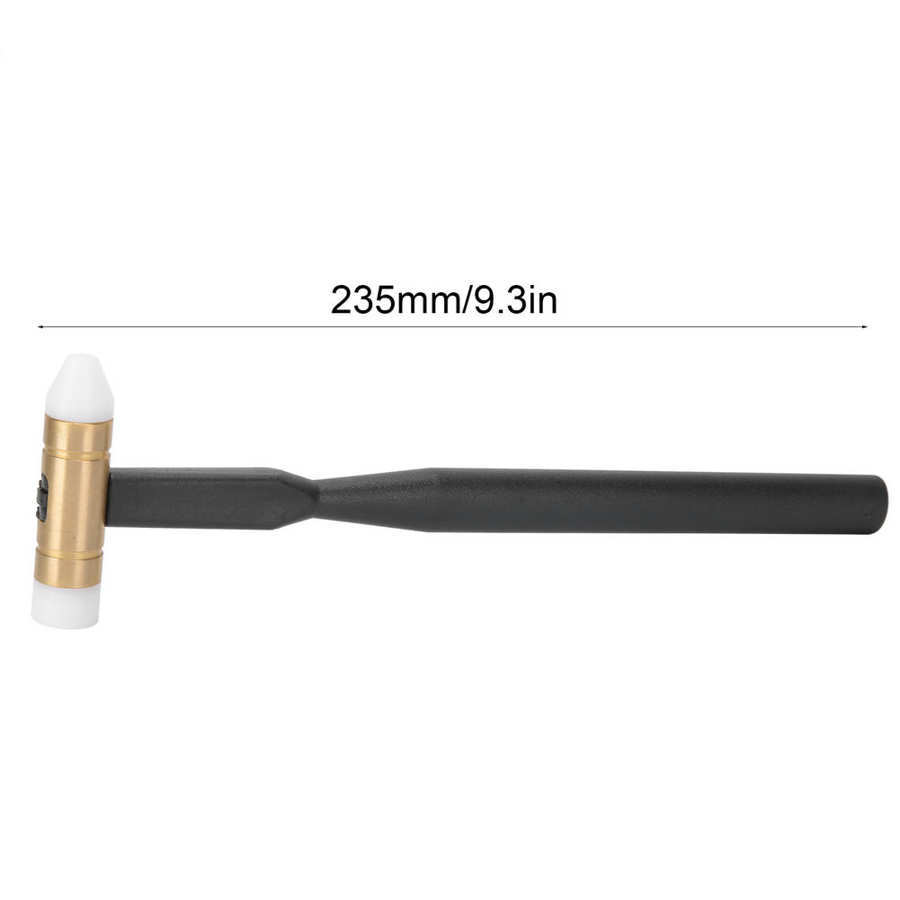 钟表工具 锤子 塑料柄修表锤子铁锤 手表维修铜头铁锤 修表锤子