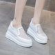 Loafers Summer Women's Thin Women's Casual Single-layer Shoes Mesh Breathable White Shoes Women's Inner Height Increasing All-match Slip-on