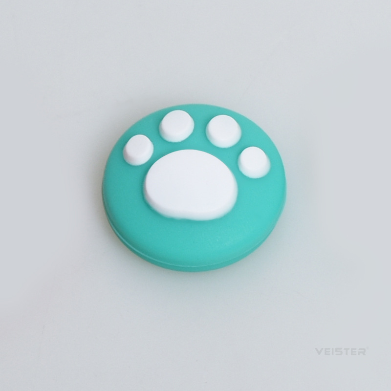Joycon Rocker Cap interruptor garra de gato tapa de la manija izquierda y derecha Lite garra de gato de silicona protector Rocker cap