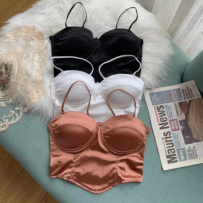 [Original] New small sling slim version super slim back wrinkle design comfort