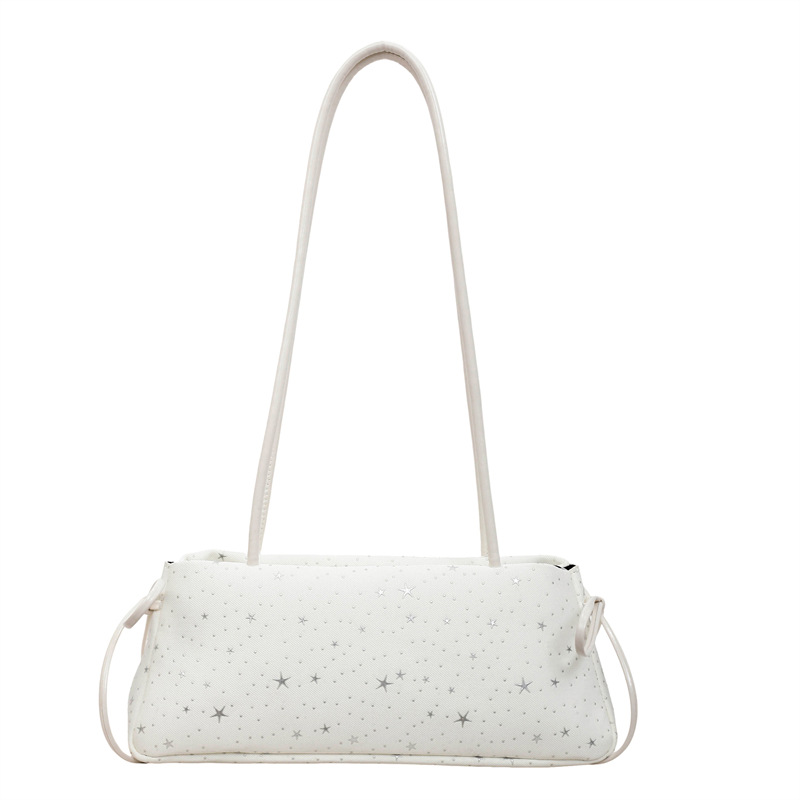 2026 primavera nuevo estilo de moda coreano lleno de estrellas de textura bolso de hombro bolso de mujer diseño de sensación diaria nicho bolso de brazo
