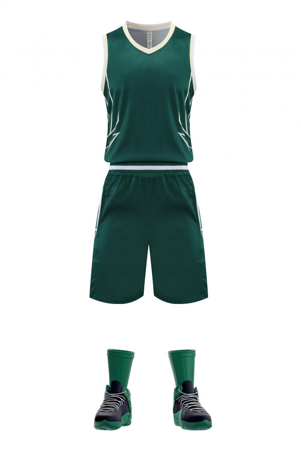 Nuevo juego de ropa de baloncesto infantil mayorista adulto hombre y mujer ropa de baloncesto de secado rápido impresa entrenamiento juego de deportes 1025