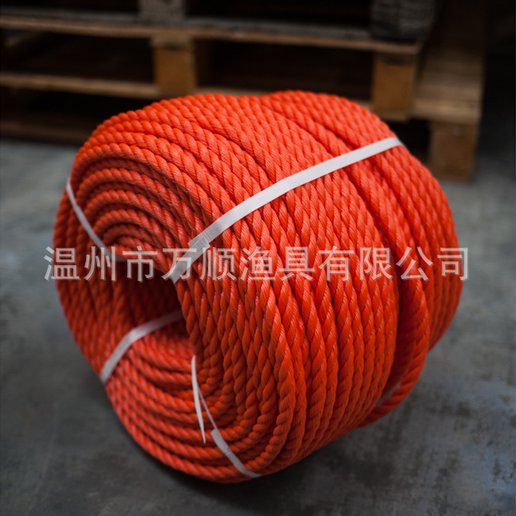 聚丙烯扁丝绳 聚乙烯彩绳PE(Polyethylene）rope 3股复丝绳