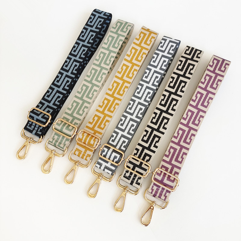 90g Weight Bag Strap Bag Accessories Type Bag Strap/Shoulder Strap Bags Type Daily Occasion Polyester Material Color Block Pattern All Seasons Season Unisex Gender Vintage Style Style All Seasons Polyester Color Block Bag Strap
