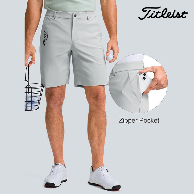 2025 New Men's Golf Pants Shorts Five-Point Pants Sports Fashion Breathable Quick-Drying Golf Pants for Men