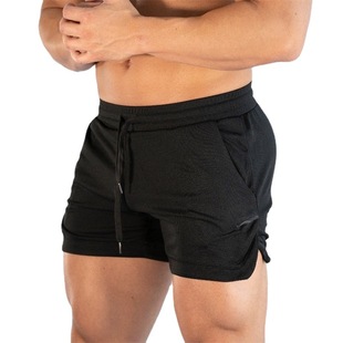 Amazon New Men's Plus Size Sports Shorts Men's Quick-drying Marathon Running Triple Pants Fitness Beach Pants
