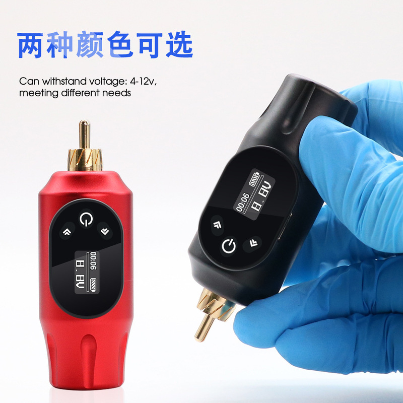 Professional Wireless Tattoo Power 2000mah Rechargeable Mini Portable Tattoo Battery RCA Jack