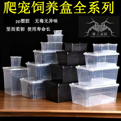 Insect Breeding Box Pet Cage Live Animal Silkworm Spiders Horned Frog Snakes Lizards Snails Pet Snake Insects Turtle Tank