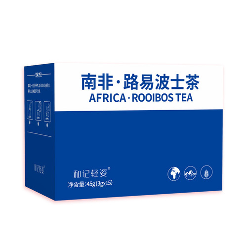 Rooibos tea, South African black tea triangle bag, the same style as Bozhou source factory Rooibos tea thread leaf gorse