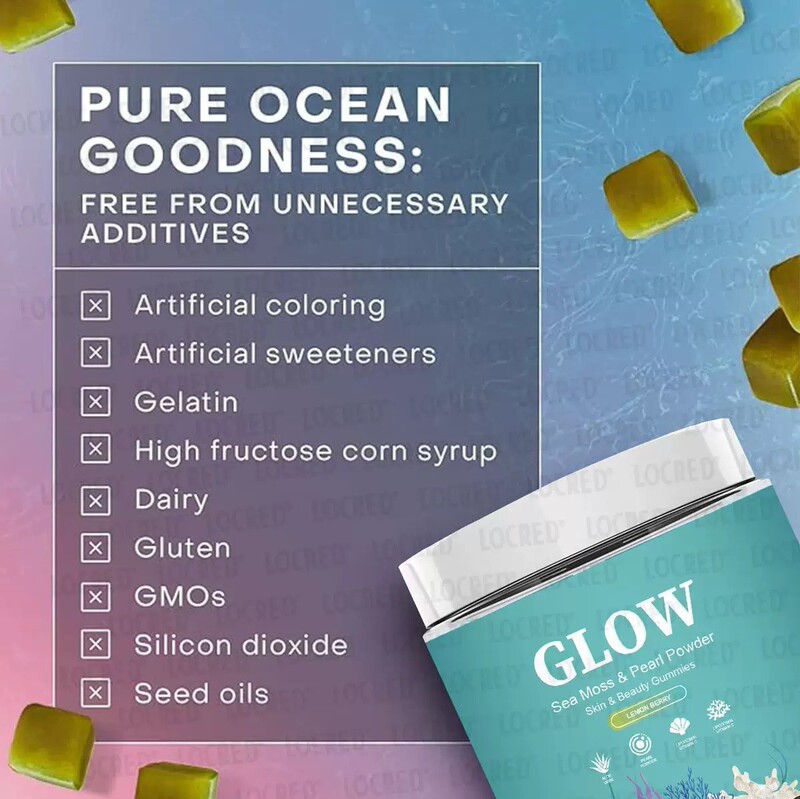 现货亚马逊tk跨境爆款源头工厂Seamossglowgummies海苔光泽软糖|undefined