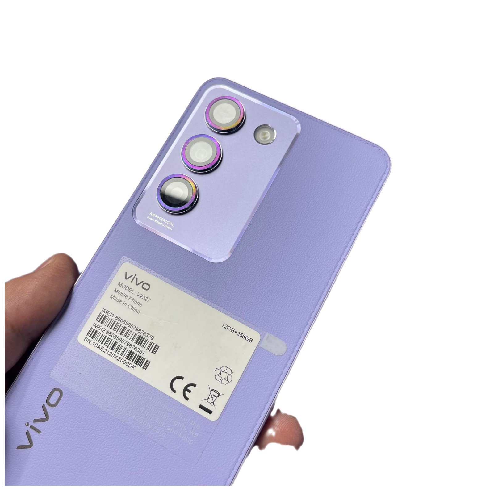 Película de lente para teléfono móvil V40SE Película protectora de cámara de lente de ojo de águila de metal Película para teléfono móvil VIVO V40SE