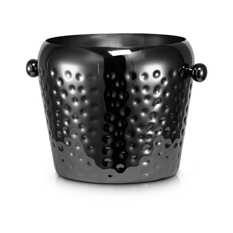 Cubo de hielo portátil de acero inoxidable, aislado, para bar, KTV, cerveza y champán