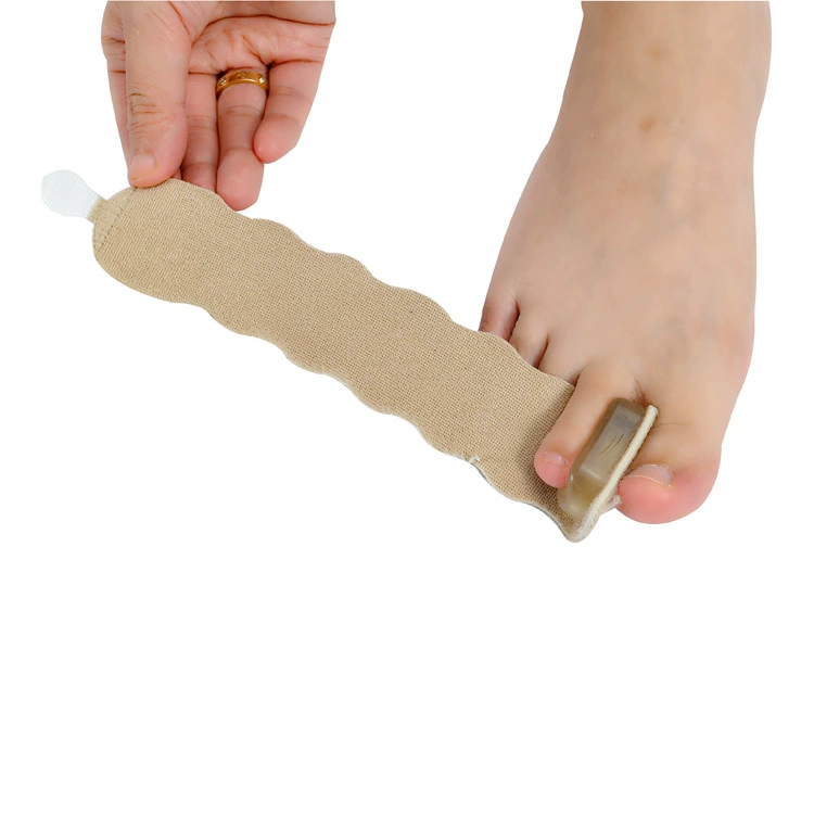 Выпрямитель для большого пальца ноги Вальгусный выпрямитель для большого пальца ноги Выпрямитель для разрезов ног Гелевый тканевый выпрямитель для пальцев ног