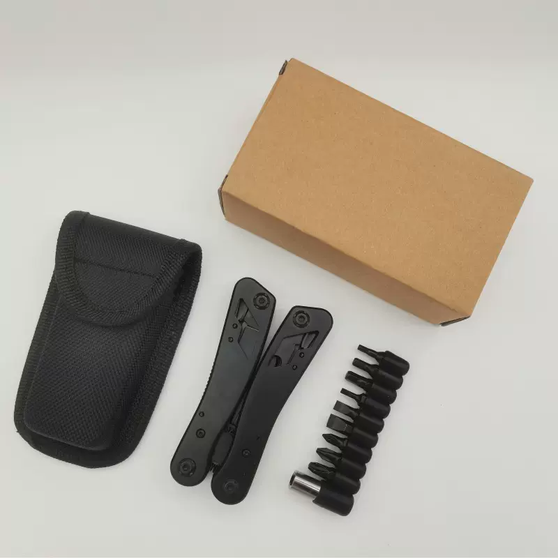 野外应急工具钳不锈钢发黑多功能钳子便携随身折叠刀钳露营折叠钳