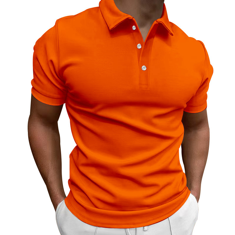 161g Weight Short Sleeve Sleeve Length Polyester Fabric Type Regular Top Length Casual Occasion Turndown Neckline Breathable Function Slim Fit Type Solid Color Pattern Summer Season Men's Gender Patchwork Design Simple Style Style Wholesale Men's Simple Style Solid Color Short Sleeve Patchwork Men's Tops 16